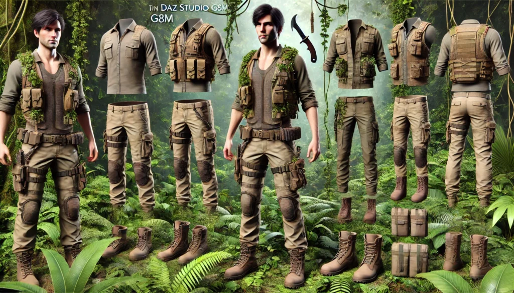 Exploring Jungle Clothes for Daz Studio G8M: A Comprehensive Guide